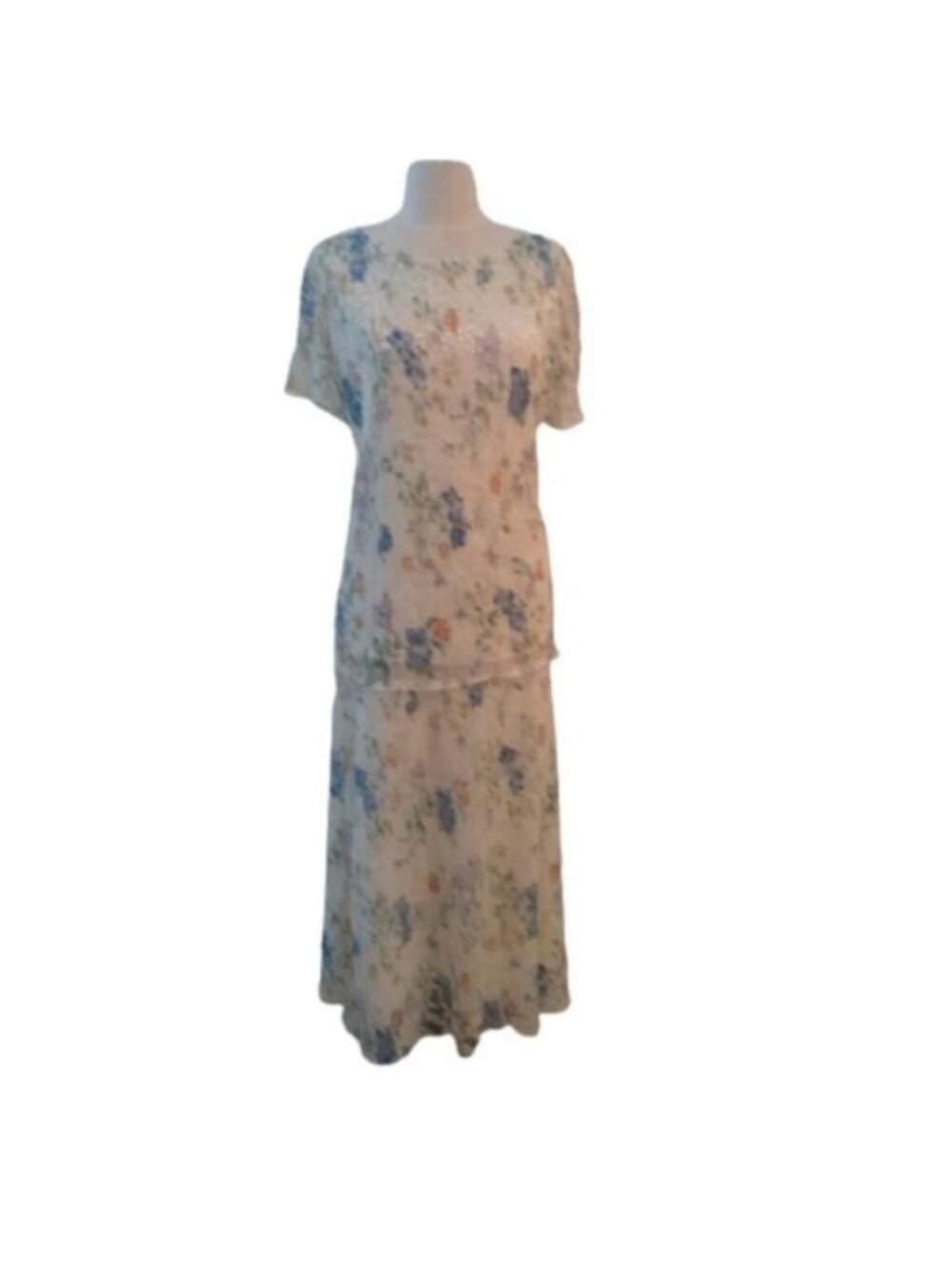 Ronni Nicole 2 Pc Lace Floral Skirt Set,  size 18